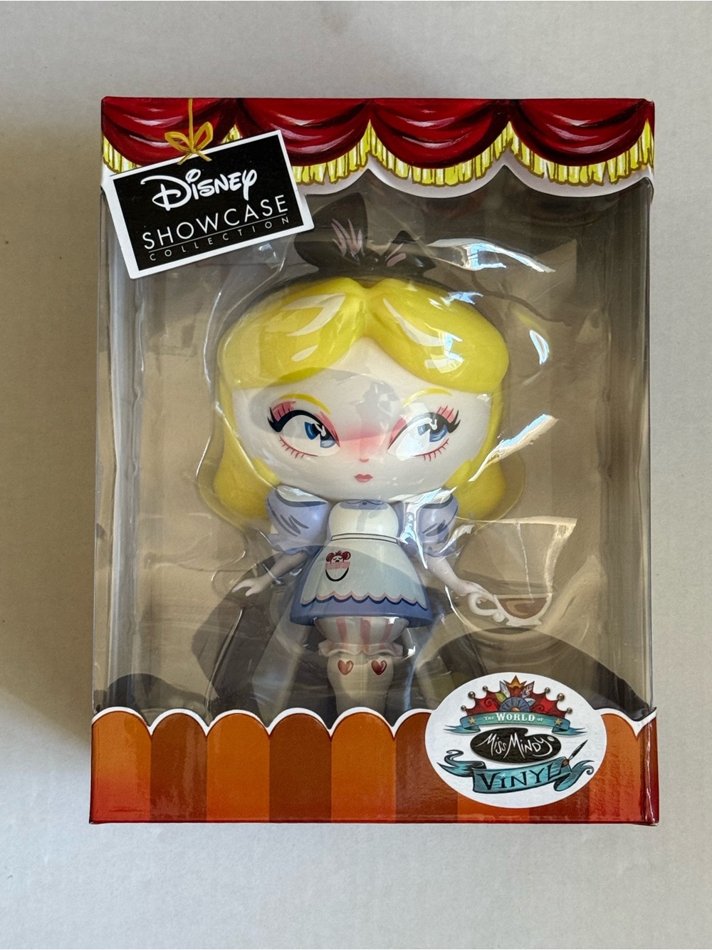 Disney Showcase Collection Alice Blonde Vinyl Figure - Blonde / Blue Outfit